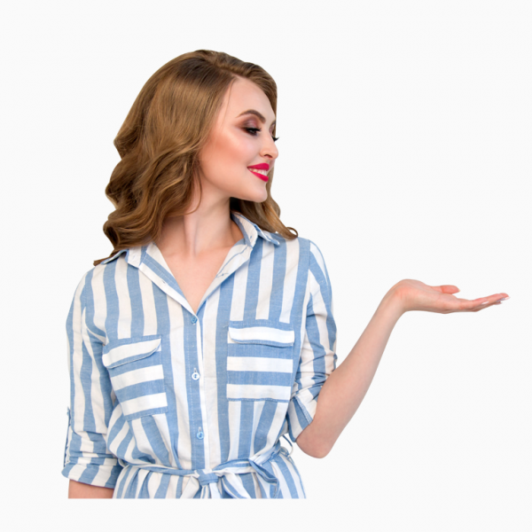 pexels-anastasiya-gepp-1462637-600x600 Ladies Striped Shirt