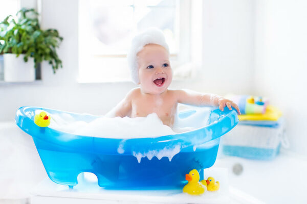 Blue Bath Tub