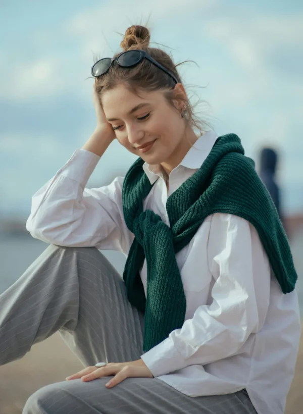 Estonished White Cotton Shirt