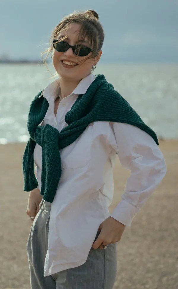 Estonished White Cotton Shirt