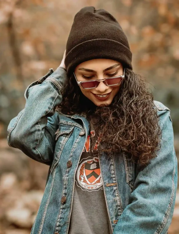 Women's Solid Denim Jacket