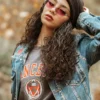 Women's Solid Denim Jacket