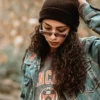 Women's Solid Denim Jacket