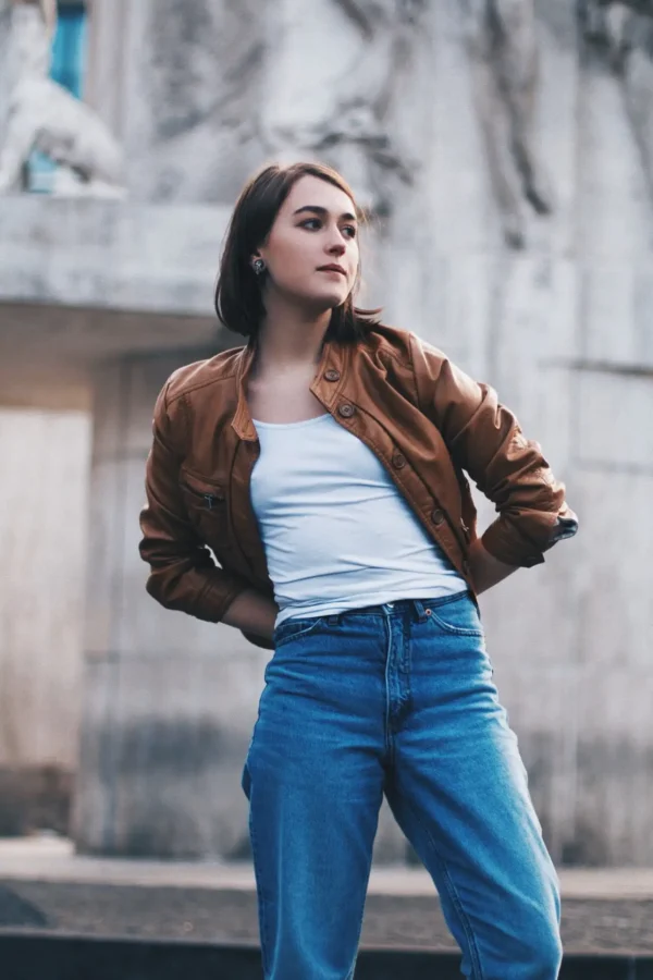 Women Leather Jacket